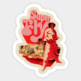 Superfly Vintage 70s Sticker